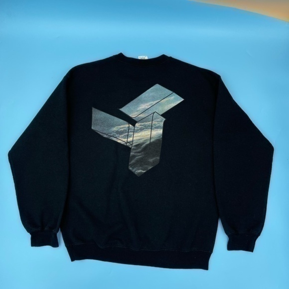 Graphic Front/Back Crewneck Sweatshirt